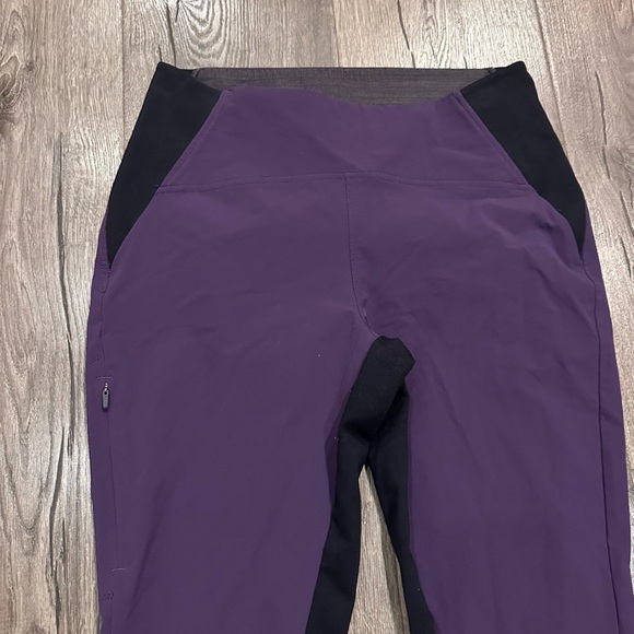Mountain Hardwear Women's CHOCKSTONE NIGHT IRIS PURPLE TIGHTS Pants S UPF 50 - Picture 3 of 11